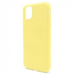 Θήκη Liquid Silicon inos Apple iPhone 11 L-Cover Κίτρινο