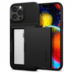 Θήκη TPU & PC Spigen Slim Armor CS Apple iPhone 13 Pro Max Μαύρο