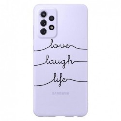 Θήκη TPU inos Samsung A725F Galaxy A72 Art Theme Love-Laugh-Life