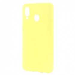 Θήκη Liquid Silicon inos Samsung A405F Galaxy A40 L-Cover Κίτρινο