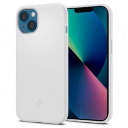 Θήκη TPU Spigen Silicone Fit Apple iPhone 13 Λευκό