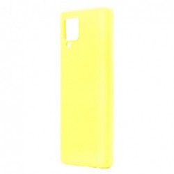 Θήκη Liquid Silicon inos Samsung A426B Galaxy A42 5G L-Cover Κίτρινο
