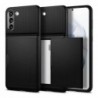Θήκη TPU & PC Spigen Slim Armor CS Samsung G996B Galaxy S21 Plus 5G Μαύρο