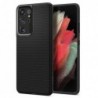 Θήκη Soft TPU Spigen Liquid Air Samsung G998B Galaxy S21 Ultra 5G Μαύρο