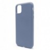 Θήκη Liquid Silicon inos Apple iPhone 11 Pro Max L-Cover Γκρι-Μπλε