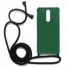Θήκη TPU Crossbody inos Xiaomi Redmi 8/ Redmi 8A Shock Proof Πράσινο με Μαύρο Strap