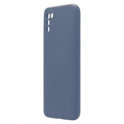 Θήκη Liquid Silicon inos Xiaomi Poco M3 L-Cover Μπλε Ραφ