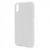 Θήκη Liquid Silicon inos Apple iPhone XS Max L-Cover Λευκό