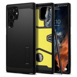 Θήκη TPU & PC Spigen Tough Armor Samsung G908B Galaxy S22 Ultra 5G Μαύρο