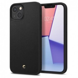 Θήκη Soft TPU & PC Spigen Cyrill Leather Brick Apple iPhone 13 Μαύρο