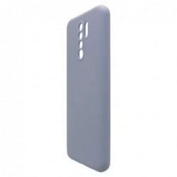 Θήκη Liquid Silicon inos Xiaomi Redmi 9 L-Cover Γκρι-Μπλε