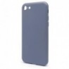 Θήκη Liquid Silicon inos Apple iPhone 8/ iPhone SE (2020) L-Cover Γκρι-Μπλε