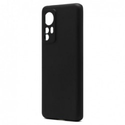 Θήκη Liquid Silicon inos Xiaomi 12 5G/12X 5G L-Cover Μαύρο