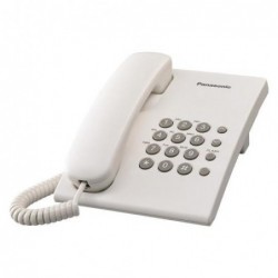 Σταθερό Τηλέφωνο Panasonic KX-TS500FXW Λευκό