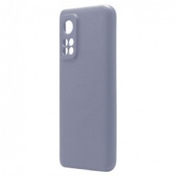 Θήκη Liquid Silicon inos Xiaomi Mi 10T 5G/ Mi 10T Pro 5G L-Cover Γκρι-Μπλε