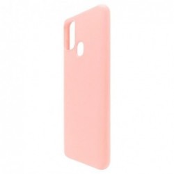 Θήκη Liquid Silicon inos Samsung A217F Galaxy A21s L-Cover Σομόν