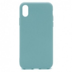 Θήκη Soft TPU inos Apple iPhone X/ iPhone XS S-Cover Πετρόλ