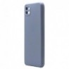 Θήκη Liquid Silicon inos Samsung A226B Galaxy A22 5G L-Cover Γκρι-Μπλε
