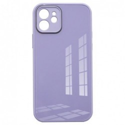 Θήκη TPU & Glass inos Apple iPhone 12 CamGuard Μωβ