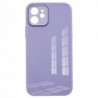 Θήκη TPU & Glass inos Apple iPhone 12 CamGuard Μωβ