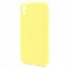 Θήκη Liquid Silicon inos Apple iPhone XR L-Cover Κίτρινο