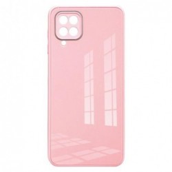 Θήκη TPU & Glass inos Samsung A125F Galaxy A12/ A127F Galaxy A12 Nacho/ M127F Galaxy M12 CamGuard Ροζ