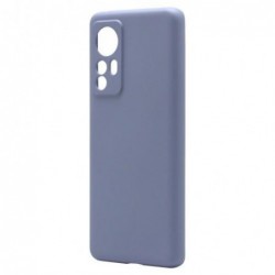 Θήκη Liquid Silicon inos Xiaomi 12 5G/12X 5G L-Cover Γκρι-Μπλε