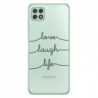 Θήκη TPU inos Samsung A226B Galaxy A22 5G Art Theme Love-Laugh-Life