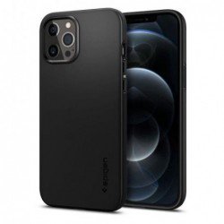 Θήκη TPU Spigen Thin Fit Apple iPhone 12 Pro Max Μαύρο