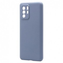 Θήκη Liquid Silicon inos Xiaomi Poco X3 GT L-Cover Γκρι-Μπλε