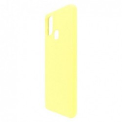 Θήκη Liquid Silicon inos Samsung A217F Galaxy A21s L-Cover Κίτρινο