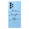 Θήκη TPU inos Samsung A525F Galaxy A52/ A526B Galaxy A52 5G/ A528B Galaxy A52s 5G Art Theme Love-Laugh-Llife