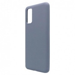 Θήκη Liquid Silicon inos Samsung G980 Galaxy S20 L-Cover Γκρι-Μπλε