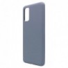 Θήκη Liquid Silicon inos Samsung G980 Galaxy S20 L-Cover Γκρι-Μπλε