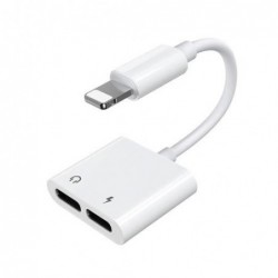 Αντάπτορας Joyroom S-Y104 Lightning Αρσενικό σε 2 x Lightning Θηλυκό για Φόρτιση & Hands Free Λευκό
