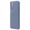 Θήκη Liquid Silicon inos Xiaomi Redmi Note 10 5G L-Cover Γκρι-Μπλε
