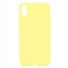 Θήκη Soft TPU inos Apple iPhone X/ iPhone XS S-Cover Κίτρινο