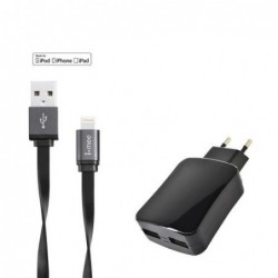 Φορτιστής Ταξιδίου inos 17W & Καλώδιο USB A σε MFI Lightning