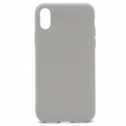Θήκη Soft TPU inos Apple iPhone X/ iPhone XS S-Cover Γκρι