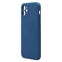 Θήκη Liquid Silicon inos Apple iPhone 12 L-Cover Μπλε Ραφ