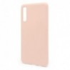 Θήκη Liquid Silicon inos Samsung A750F Galaxy A7 (2018) L-Cover Σομόν