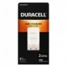 Φορτιστής Ταξιδίου Duracell με Έξοδο USB 2.1A Λευκό