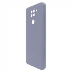 Θήκη Liquid Silicon inos Xiaomi Redmi Note 9 L-Cover Γκρι-Μπλε