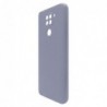 Θήκη Liquid Silicon inos Xiaomi Redmi Note 9 L-Cover Γκρι-Μπλε