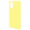 Θήκη Liquid Silicon inos Samsung G985 Galaxy S20 Plus L-Cover Κίτρινο