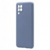 Θήκη Liquid Silicon inos Samsung A225F Galaxy A22 4G L-Cover Γκρι-Μπλε