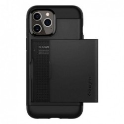 Θήκη TPU & PC Spigen Slim Armor CS Apple iPhone 12 Pro Max Μαύρο