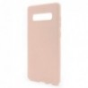 Θήκη Liquid Silicon inos Samsung G975F Galaxy S10 Plus L-Cover Σομόν