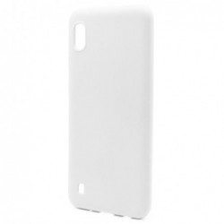 Θήκη Liquid Silicon inos Samsung A105F Galaxy A10 L-Cover Λευκό