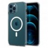 Θήκη TPU & PC Spigen Ultra Hybrid Mag Magsafe Apple iPhone 12 Pro Max Διάφανο-Λευκό
